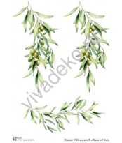Декупажная карта Base of Art А3, Olives set 5