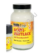Лак HobbyLine матовый, на основе синтетических смол, арт.79410, 250мл